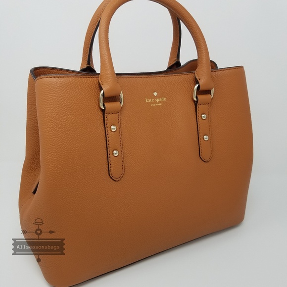 Kate spade evangelie larchmont avenue cognac bag - Picture 2 of 8